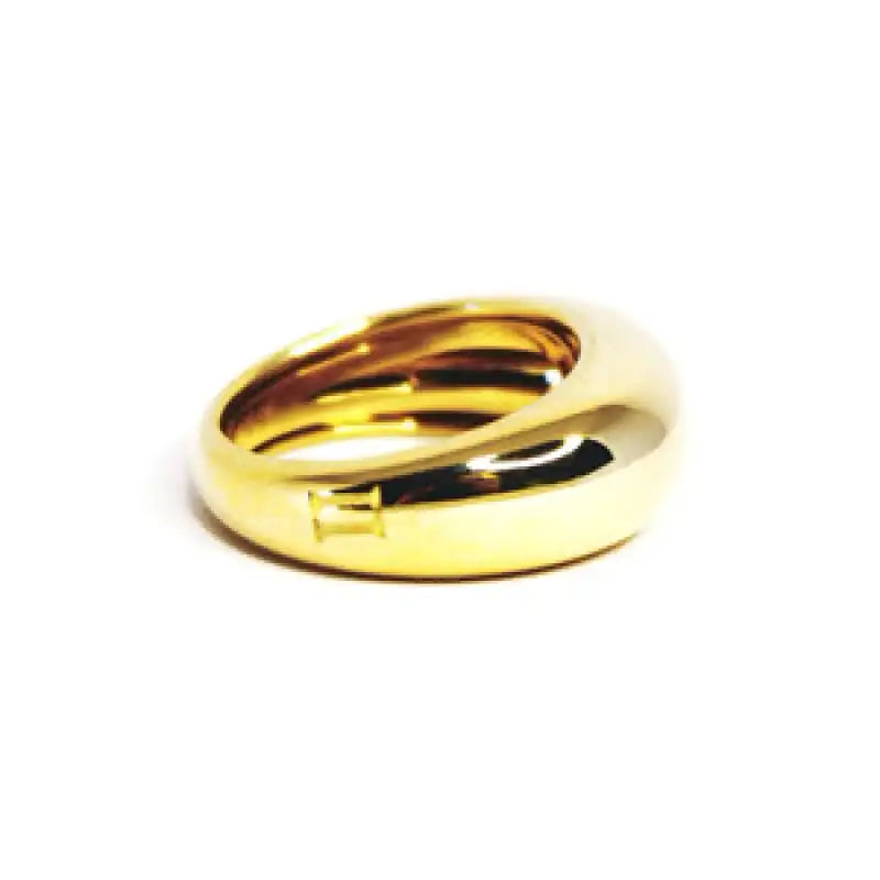 The Chelsea Ring in 14 karat gold stamped with roman numeral II by Freight