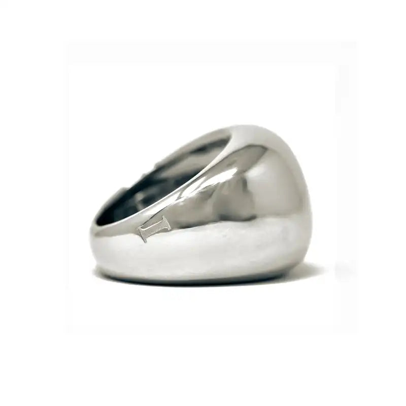 The Ludlow Ring in sterling silver stamped with roman numeral I by Freight